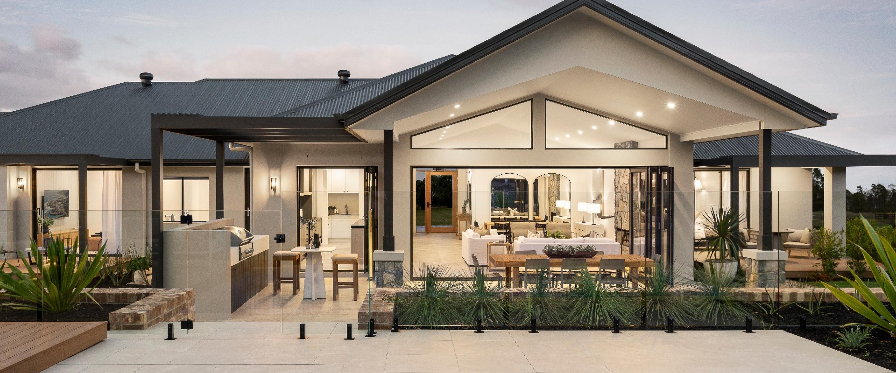 Coral Homes Highlands 36 rear of house and pool