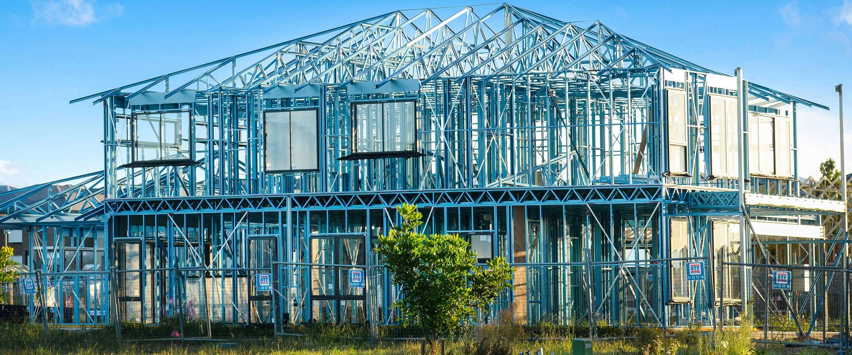McDonald Jones Homes TRUECORE steel frame 2 storey house