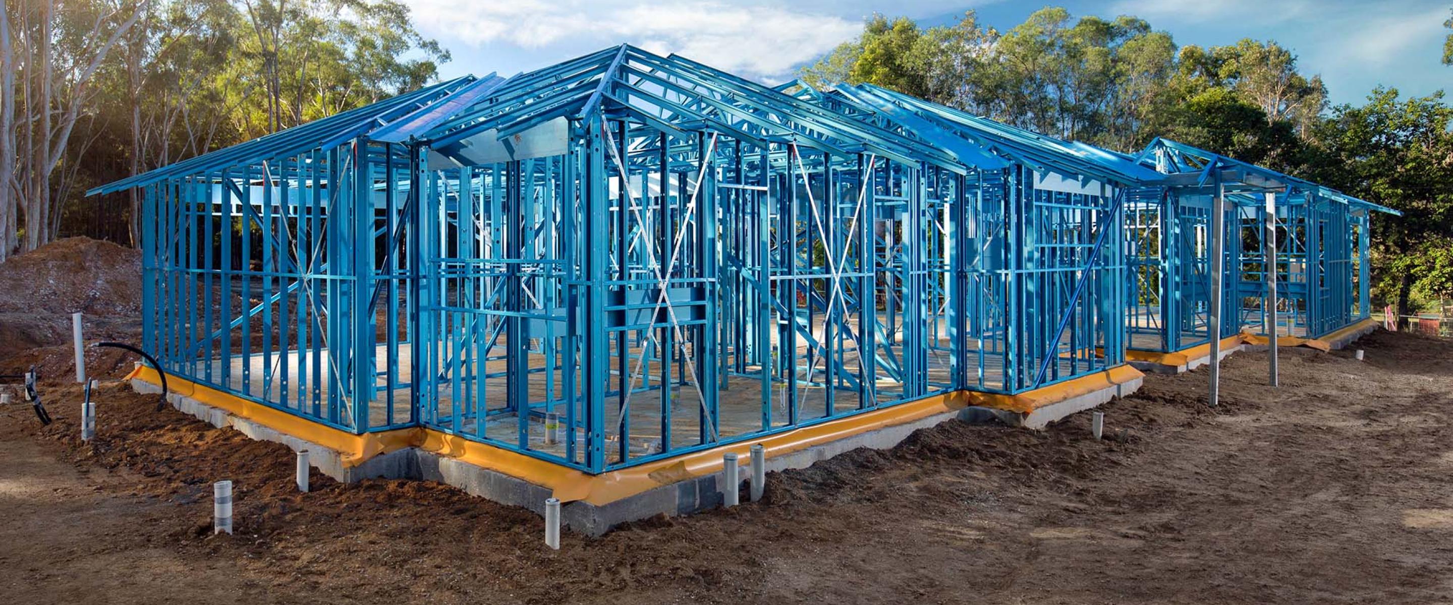 Ausmar Homes, Sunshine Coast use house frames made from TRUECORE® steel provided as a standard inclusion.