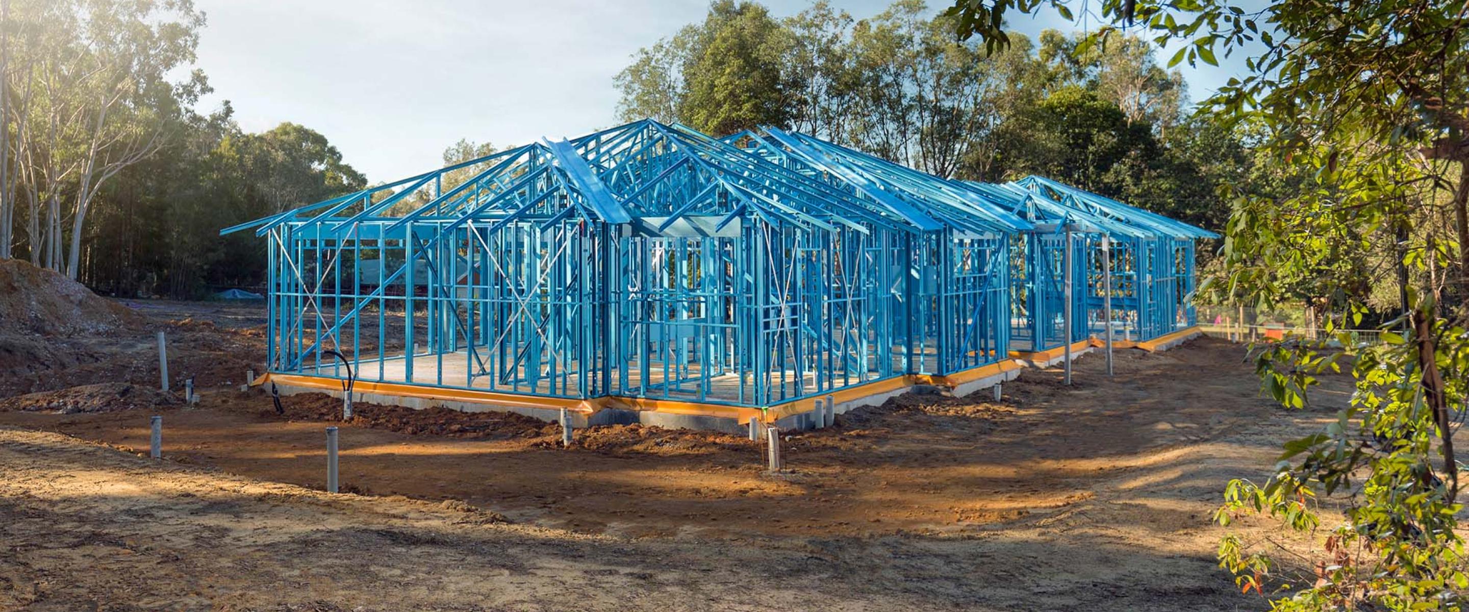 Ausmar Homes, Sunshine Coast use house frames made from TRUECORE® steel provided as a standard inclusion.