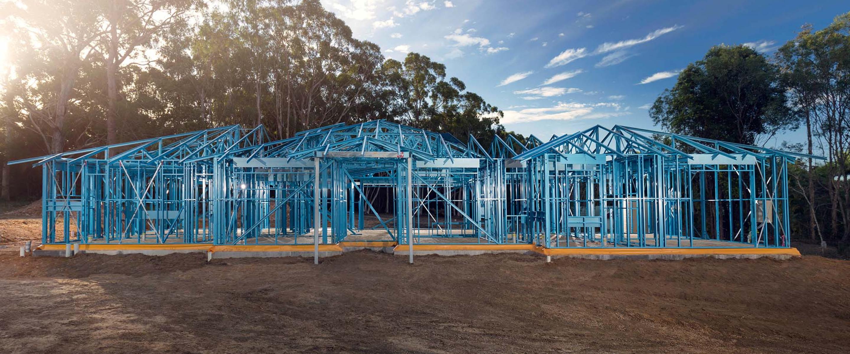 Ausmar Homes, Sunshine Coast use house frames made from TRUECORE® steel provided as a standard inclusion.