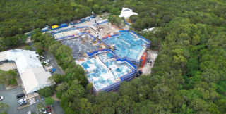 refabricated, light and strong framing – BlueCare Sunrise Beach Aged Care Facility