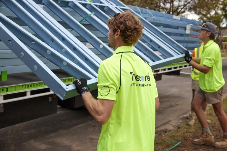 TRUECORE® steel on The Block in 2023
