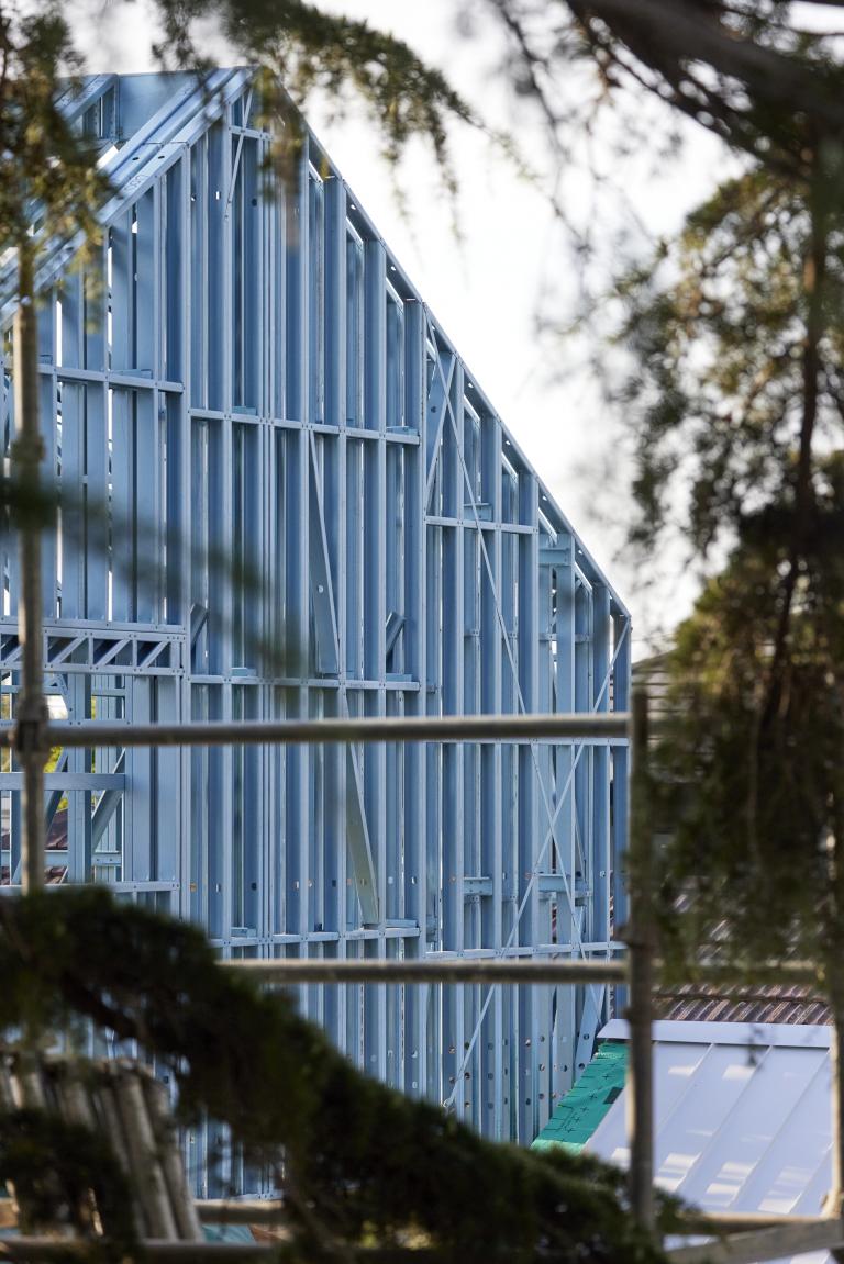 The Block 2023 - frames made from TRUECORE® steel.  Using steel framing made from TRUECORE® for these second storeys was a huge advantage in getting it done quickly and efficiently